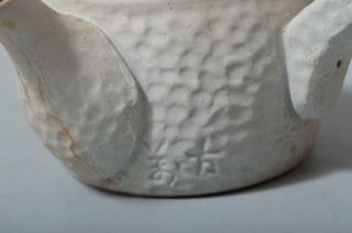 T1876: Japanese Old Banko - ware Unglazed earthenware TEAPOT Kyusu Sencha 7
