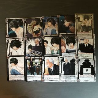 Death Note Trading Card Game L Lawliet 15 Cards [ 1 Holo ]
