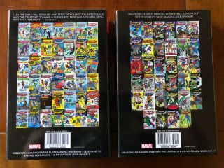 Marvel ' s The Spider - Man Omnibus Vol 1 & 2 Hardcover Stan Lee 2