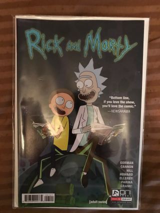 Rick And Morty 1 Hot Topic Variant Nm