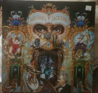 Michael Jackson - Dangerous 2 X Lp 1991 Epic Ex