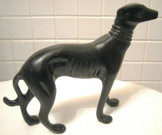 Vintage Standing Greyhound Dog Statue Mid Century Modern 6.  5 " Whippet