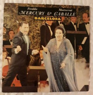 Freddie Mercury & Montserrat Caballe 12 Inch Single,  Barcelona,  Poldor,  Import