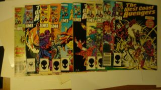 West Coast Avengers 1 - 20 Complete Series Run Marvel Iron Man X59
