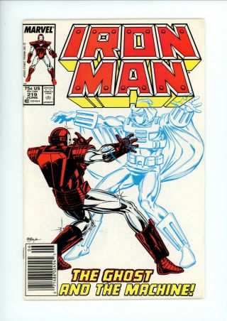 Iron Man 219 - 1st Appearance The Ghost (marvel Comics) - Read Once & Bagged