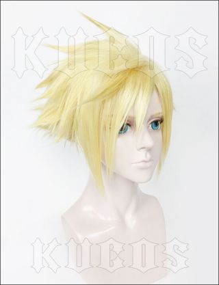 Ff7 Final Fantasy Vii Cloud Strife Anime Cosplay Wig (need Styled By Yourself)