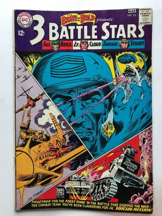 Brave And The Bold 52 — Dc Comics 1964 — Lt.  Johnny Cloud & Sgt.  Rock — Fn -
