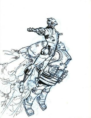 Eric Canete Artwork - Iron Man Commission Sketch Art
