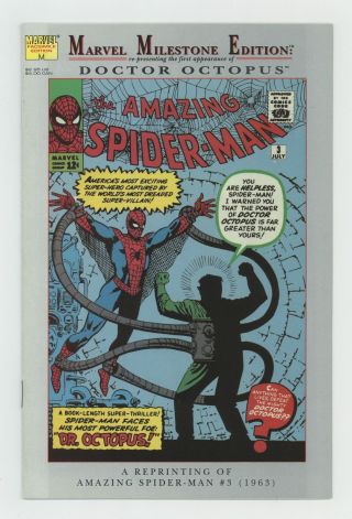Marvel Milestone Edition Spider - Man 3 1995 Vf,  8.  5