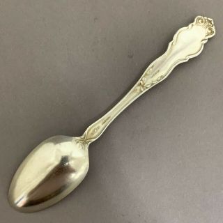 Wallace Irian Sterling Silver Souvenir Spoon High Rock Spring Saratoga York 4