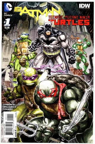 Batman / Teenage Mutant Ninja Turtles (2016) 1 Nm 9.  4