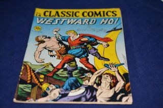 Classic Comics 14 " Westward Ho " (fn, ) - First Print