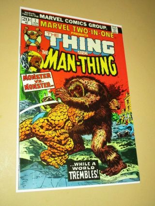 Marvel Two - In - One 1 (1973) First Issue The Thing And Man - Thing Very