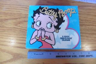 Collectible Betty Boop 2004 Year - In - A - Box Calendar -