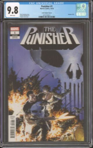 The Punisher 1 (marvel) Cgc 9.  8 1st Print Crain Variant A