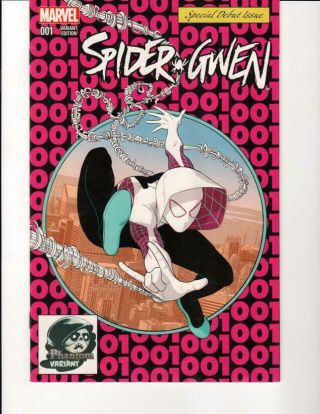Spider - Gwen 1 Phantom Variant Nm Htf Marvel Comics Near -