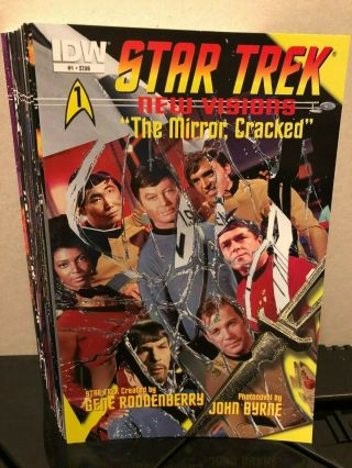 Star Trek Visions 1 - 22 W/ The Cage Complete Series John Byrne Idw 1st Nm