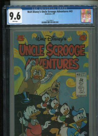 Walt Disney’s Uncle Scrooge Adventures 43 Carl Barks Cgc Near Plus 9.  6