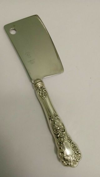 Sterling Silver Gorham Buttercup Pattern Mini Meat Cheese Cleaver Knife 1899