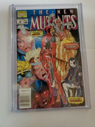 The Mutants 98 1st Appearance Of Deadpool Marvel Comic Book First