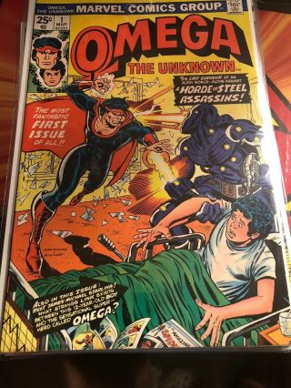 Omega The Unknown - Complete Series Run 1 Thu 10 (1976,  Marvel) Vf