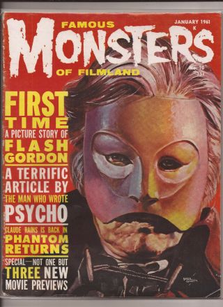 Famous Monsters Of Filmland 10 - 1961.  Vg/fine