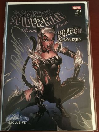 Spider - Man: Renew Your Vows 11 Campbell Cover C Signed (black Cat)