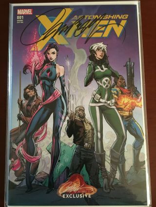 Astonishing X - Men 1 Exclusive Variant Cover A Signed J Scott Campbell