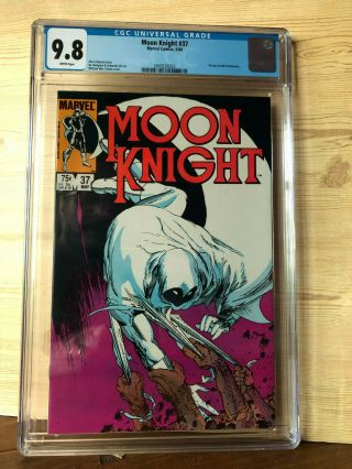 Moon Knight 37 (may1984,  Marvel) Cgc 9.  8 Pin - Ups By Bill Sienkiewicz Kaluta Cvr
