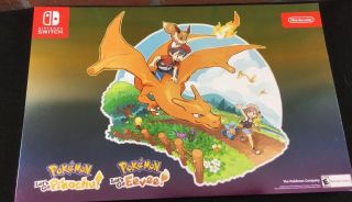 Nintendo Pokemon Map 318093 Let’s Go Pikachu / Eevee Poster 1 Qty
