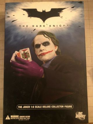 Dc Direct The Joker 1:6 Scale Deluxe Collector Figure The Dark Knight