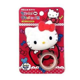 Sanrio Hello Kitty Face Shaped Tape Dispenser With Extra Refill : Red