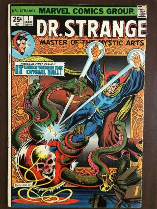 Dr.  Strange 1,  June 1974,  Marvel Comics,  Grade 4.  5 Vg,