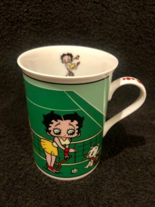 Betty Boop Danbury “tennis Betty” Porcelain Collector Mug