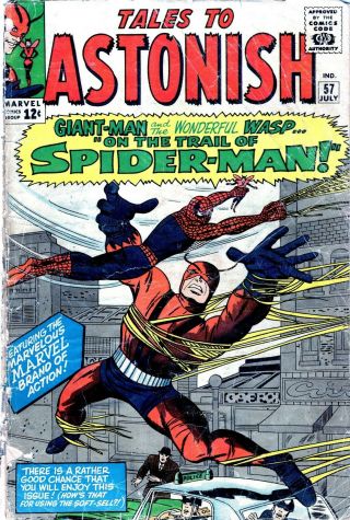 Tales To Astonish 57 Early Spider - Man By Jack Kirby - 1964 -