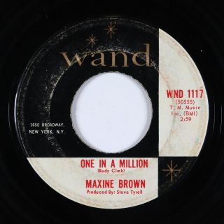 Northern Soul 45 - Maxine Brown - One In A Million - Wand - Mp3