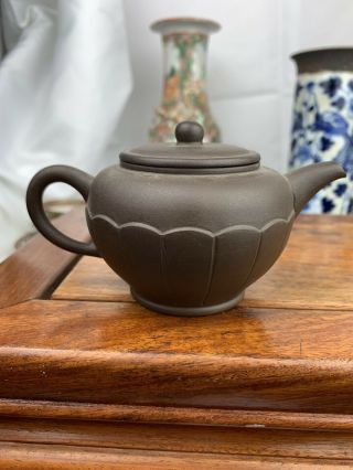 Antique Chinese Yixing Tea Pot Signed No.  3