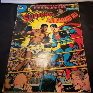 1978 " Superman Vs Muhammad Ali " Treasury Edition Whitman Variant Dc Comics