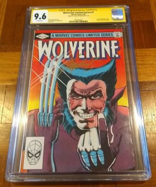 Wolverine Limited Series 1 1982 Cgc 9.  6 Signed Claremont White Pages Yukio Cameo