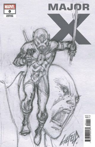 Major X 0 Liefeld Sketch Variant 1:50 Marvel Comics