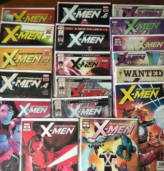 Astonishing X - Men Vol 3 Full Run 1 - 17,  Annual