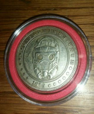 1879 Hobo Nickel Usa Morgan Dollar Gardians " Star Lord " Coin