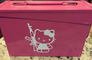 Hello Kitty Pink Powder Coated Ammo Box