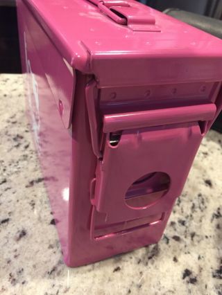 Hello Kitty Pink Powder Coated Ammo Box 3