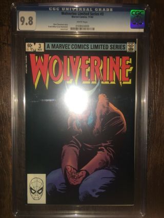 Wolverine 3 Limited Series Cgc 9.  8 White Pages