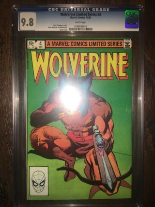 Wolverine 4 Limited Series Cgc 9.  8 White Pages