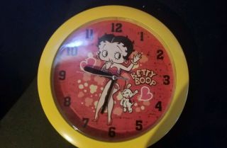 Vintage Betty Boop Wall Clock & License Plate
