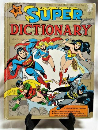 The Dictionary: Superman,  Wonder Woman,  Batman,  Hardcover - 1978 1st Ed Ct