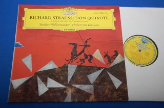 Karajan Fournier Strauss Don Quixote Dgg Slpm 139 009 Big Tulip 60s Nm
