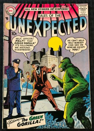 Tales Of The Unexpected 14 (may - June,  1957) Dc 6.  5 - 7.  0 Comic Book